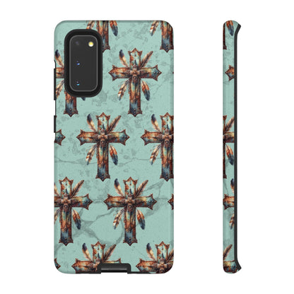 Crosses And Feathers Tough Case