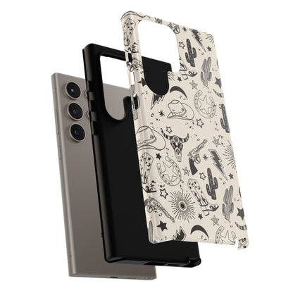 Western Doodles Phone Case