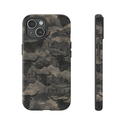 Camo Longhorns Tough Case