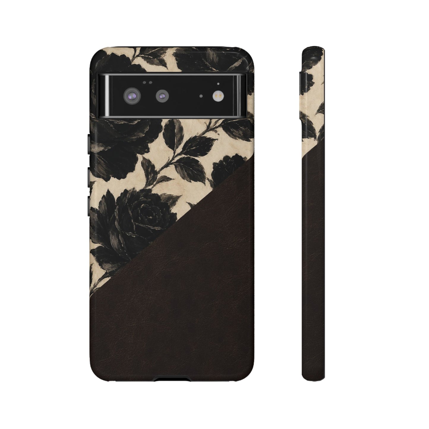 Rose Leather Tough Case
