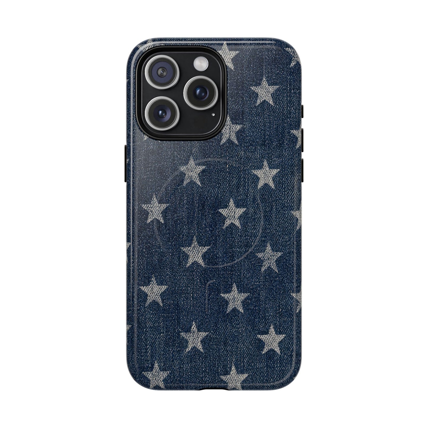 Denim And Stars Magnetic Case