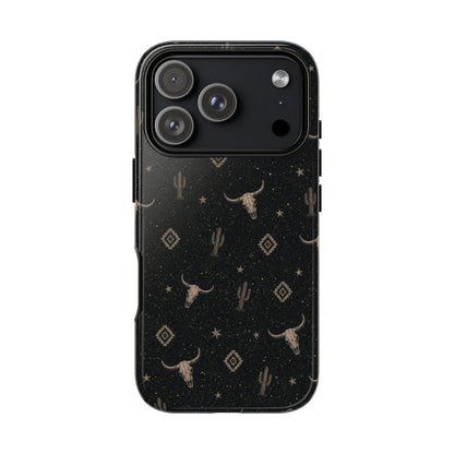 Midnight Longhorn Tough Case