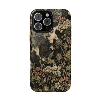 Cowhide Thistle Magnetic Case