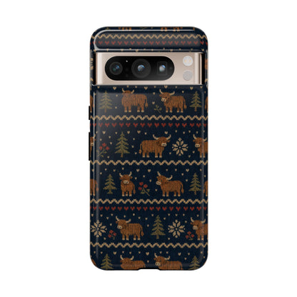 Highland Cow Sweater Tough Case