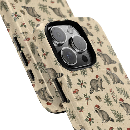 Santa Raccoons Magnetic Case