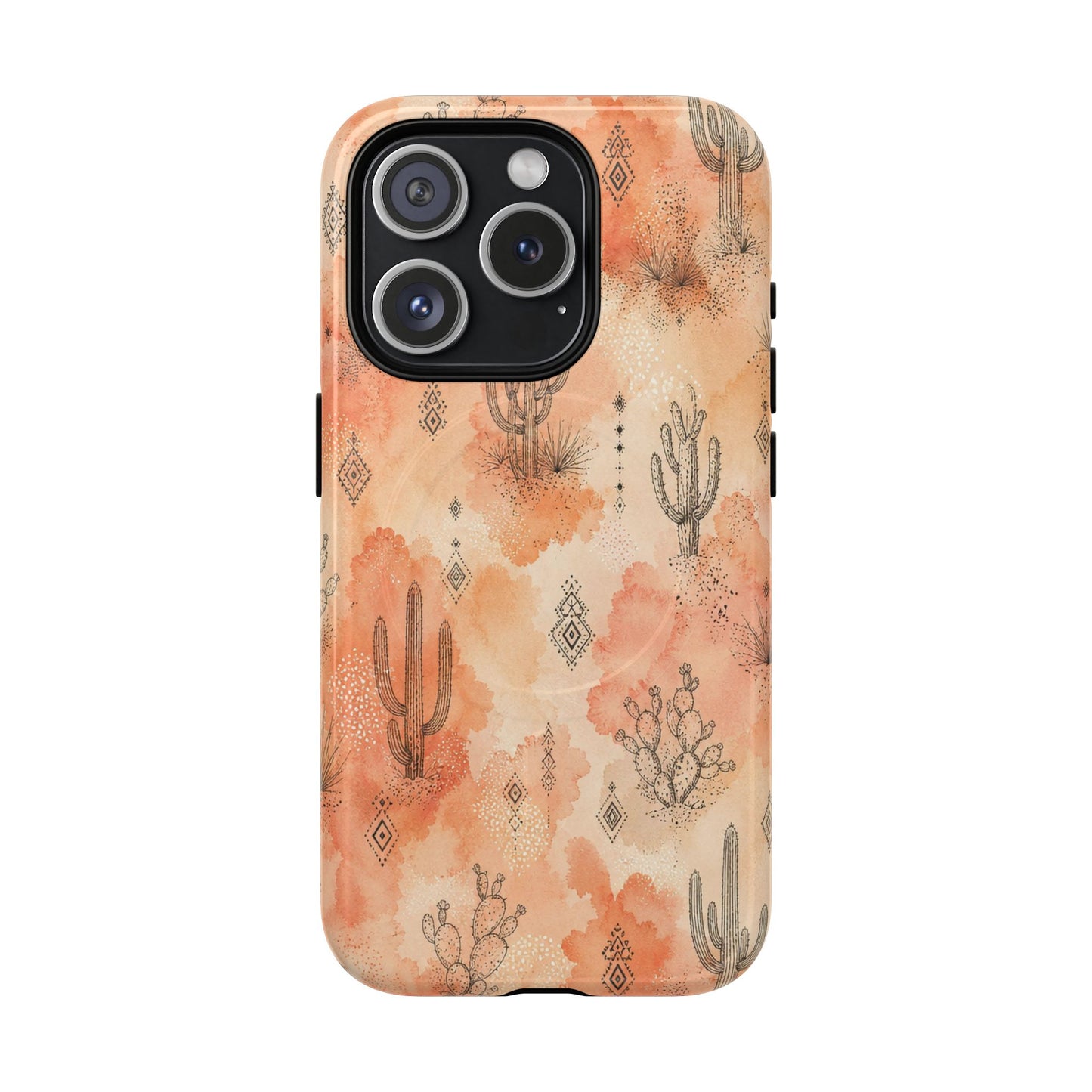 Watercolor Cactus Magnetic Case