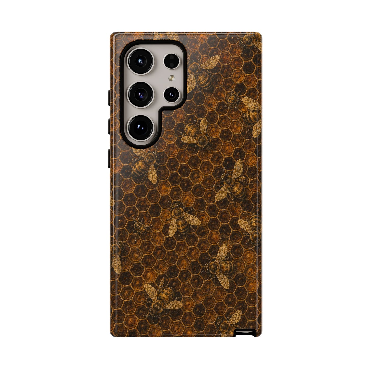 Golden Honeycomb Tough Case
