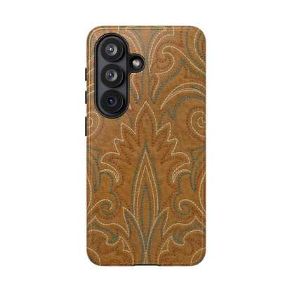 Boot Stitch Tan Tough Case