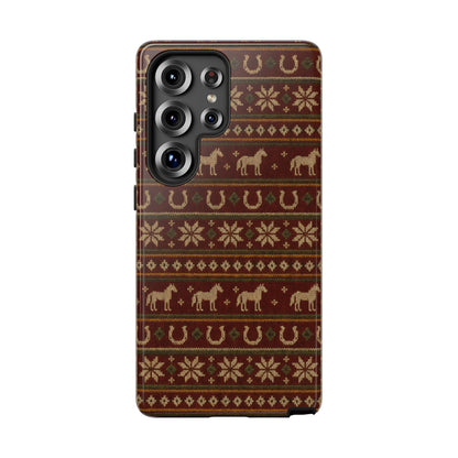 Fair Isle Horses Tough Case