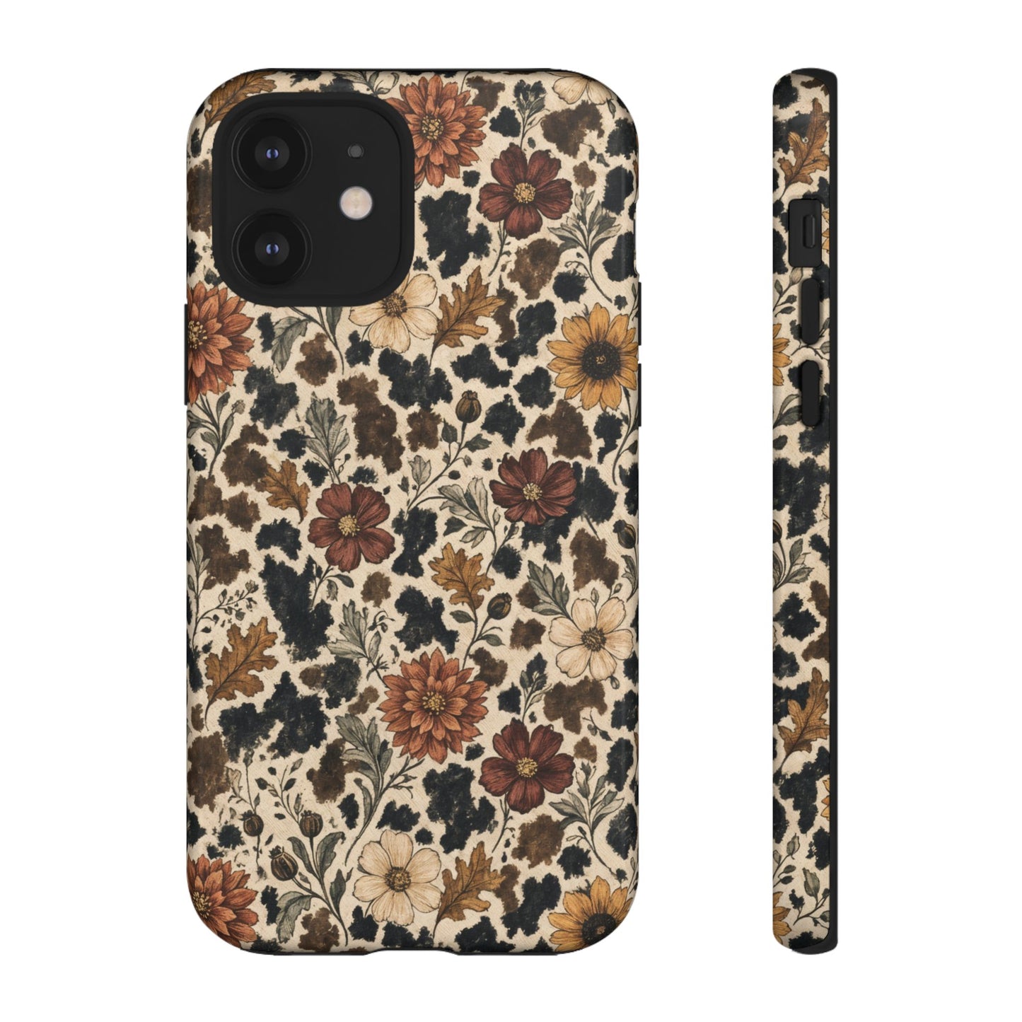 Autumn Cowhide Bloom Tough Case