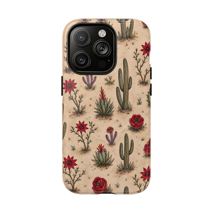 Red Bloom Desert Magnetic Case