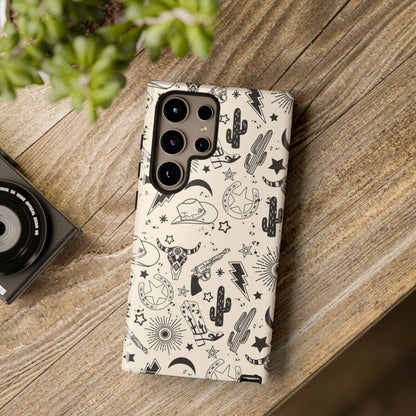 Western Doodles Phone Case
