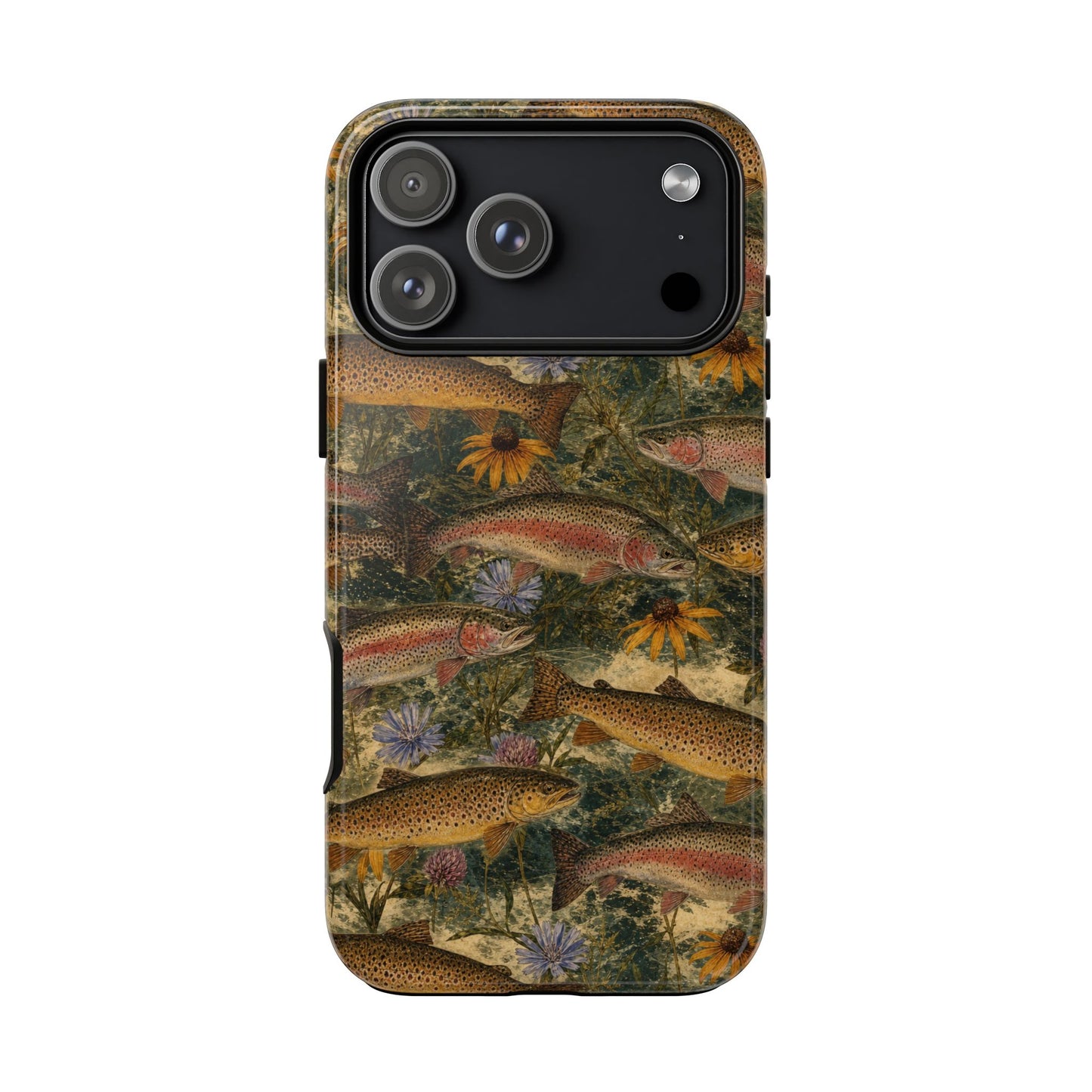 Floral Trout Tough Case