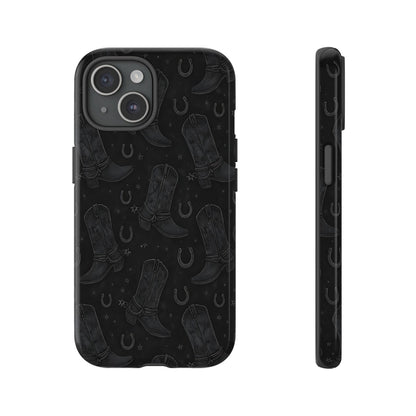 Western Noir Boots Tough Case