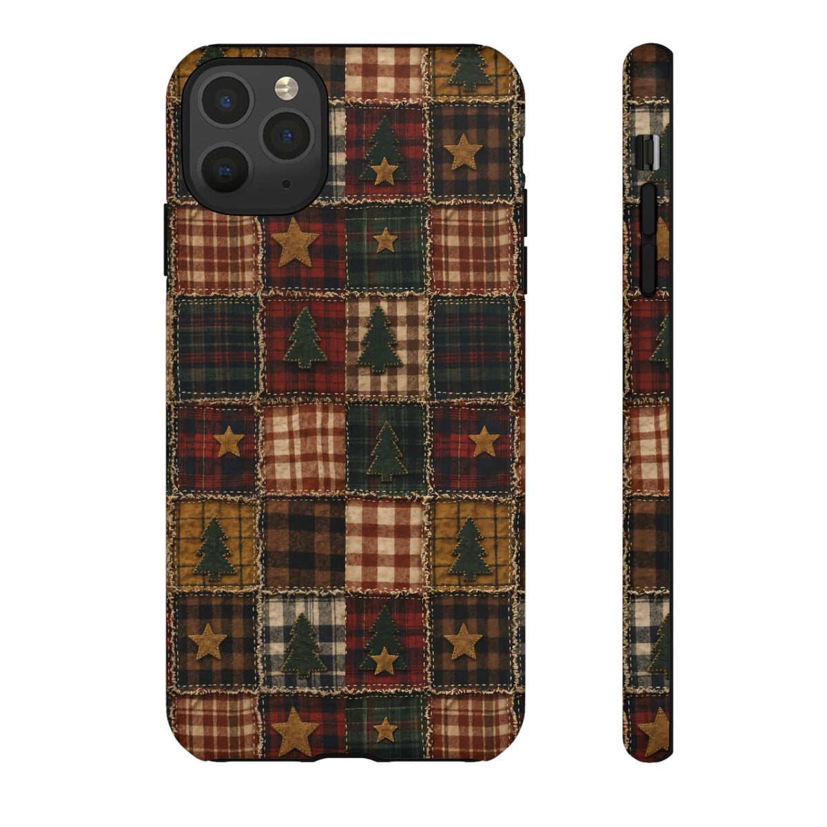 Christmas Rag Quilt Tough Case