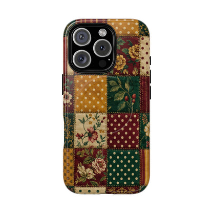 Jewel Tone Patchwork Magnetic Case