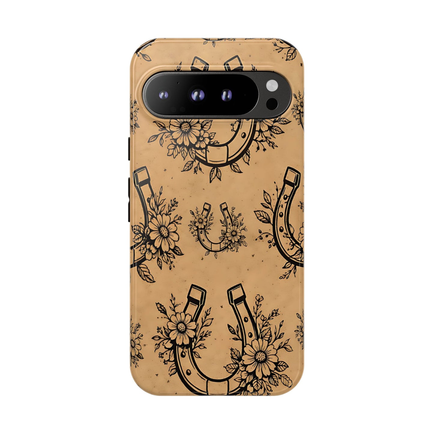 Floral Horseshoes Tough Case