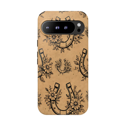 Floral Horseshoes Tough Case