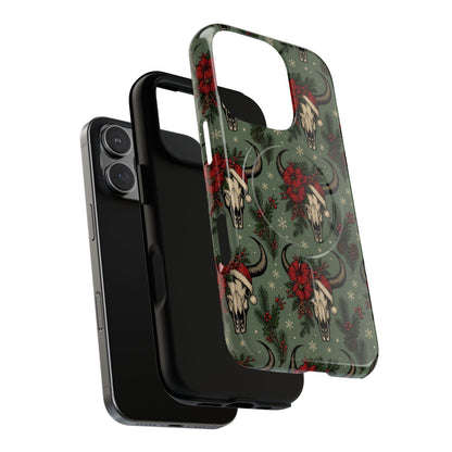 Santa Bull Skulls Magnetic Case