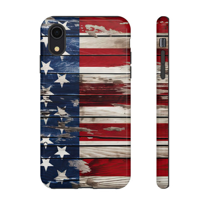 Wood Stars Stripes Tough Case