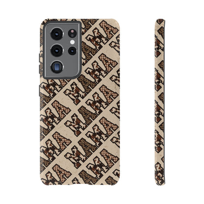 Grunge Cowhide Mama Tough Case