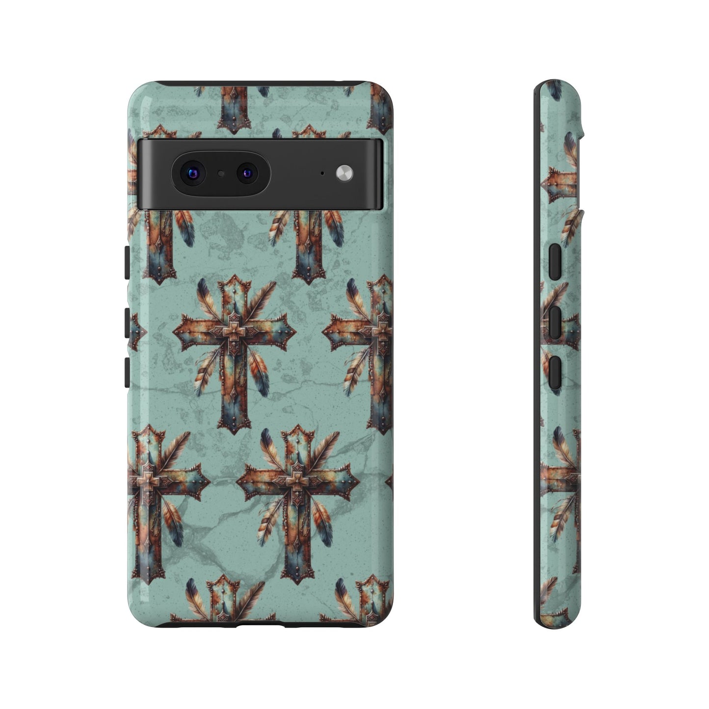 Crosses And Feathers Tough Case