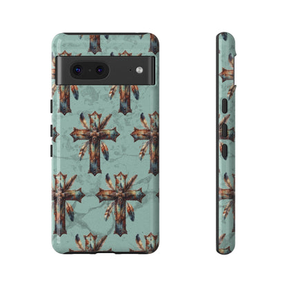 Crosses And Feathers Tough Case