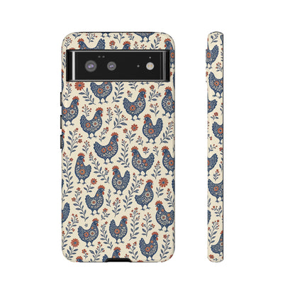Folk Hens Tough Case