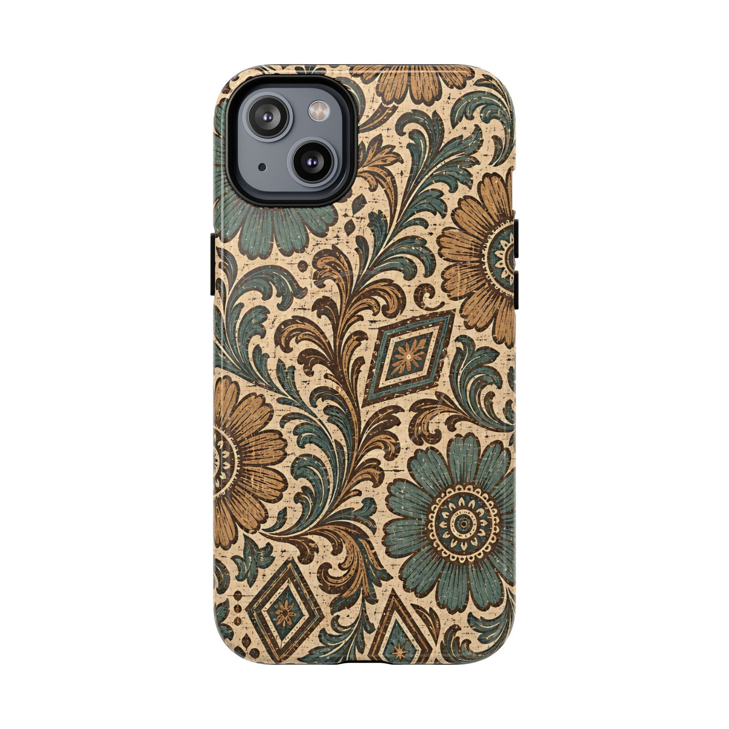Vintage Floral Magnetic Case