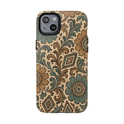Vintage Floral Magnetic Case