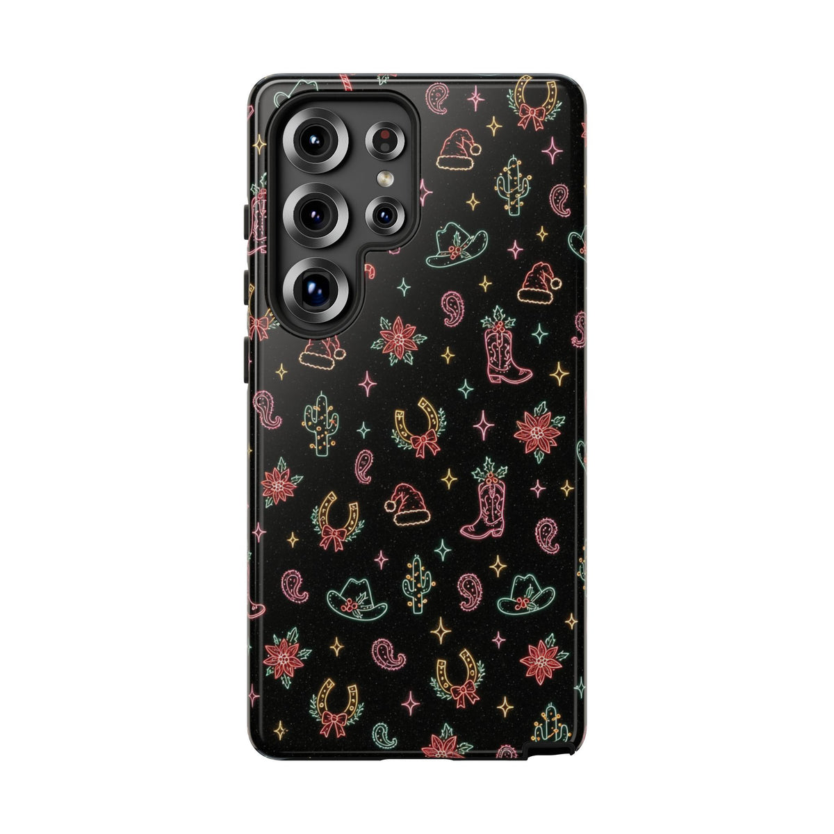 Neon Holiday Doodles Tough Case