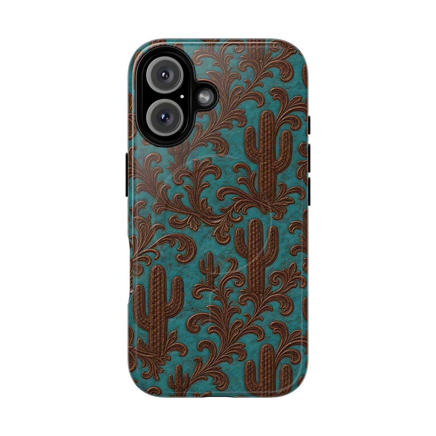 Cactus + Scrolls Magnetic Case
