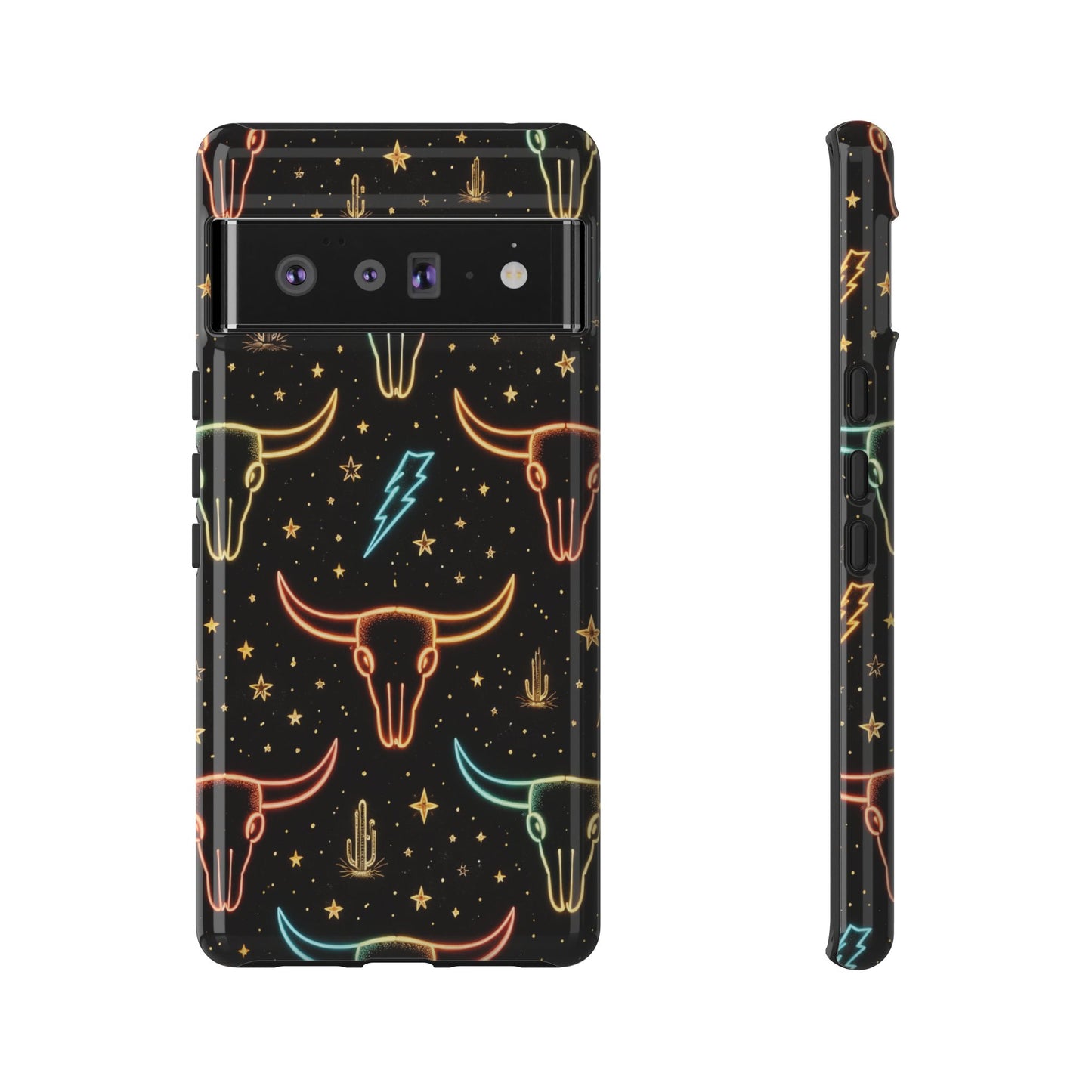 Neon Longhorns Tough Case
