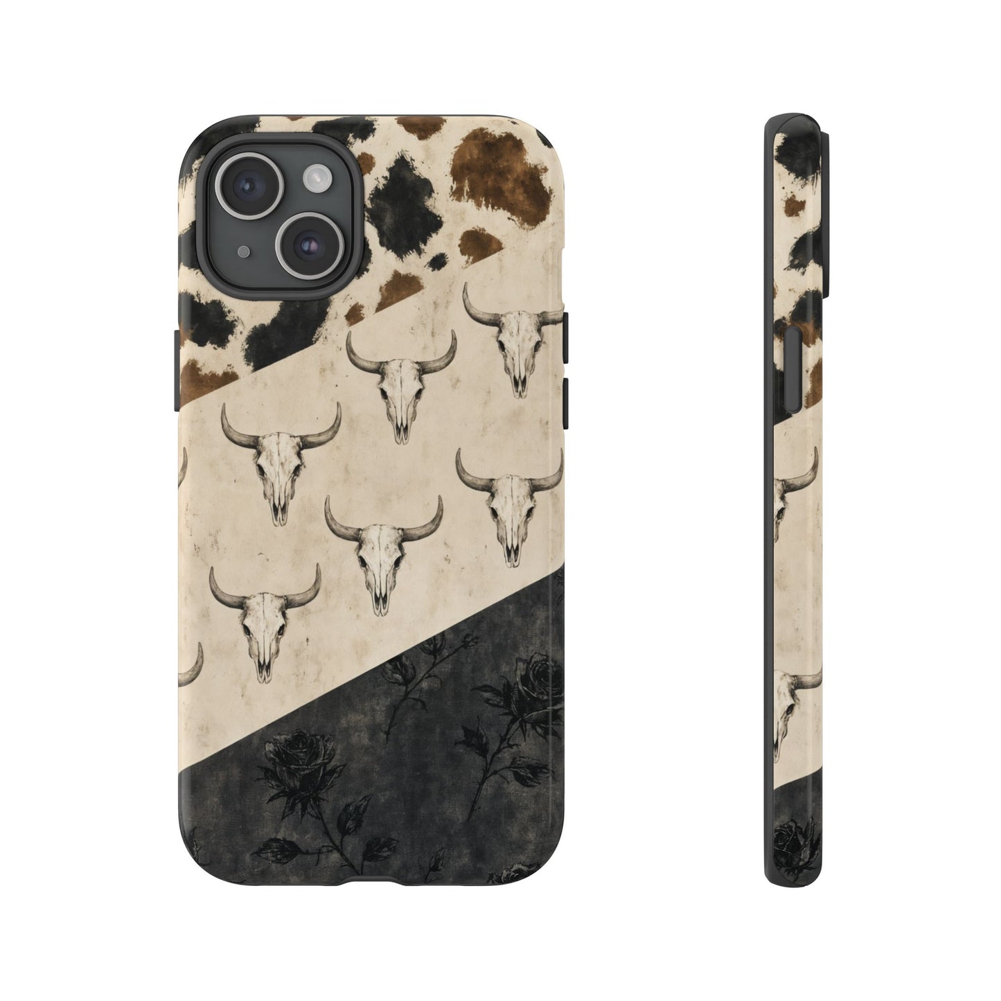 Bull Skull Rose Tough Case