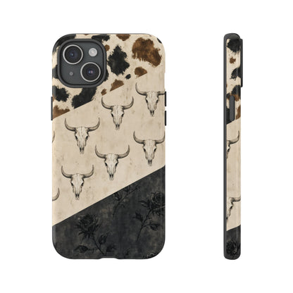 Bull Skull Rose Tough Case