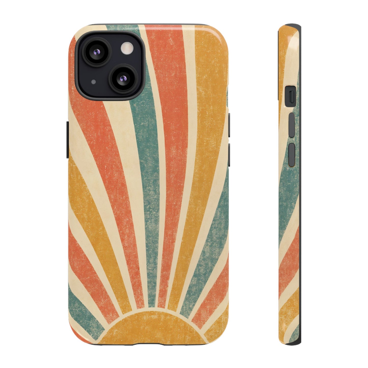 Retro Sun Rays Tough Case