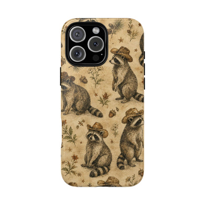 Painted Raccoon Tough Case