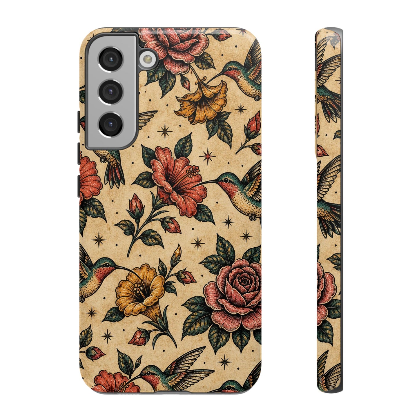 Hummingbird Rose Tough Case