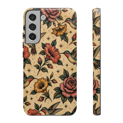 Hummingbird Rose Tough Case