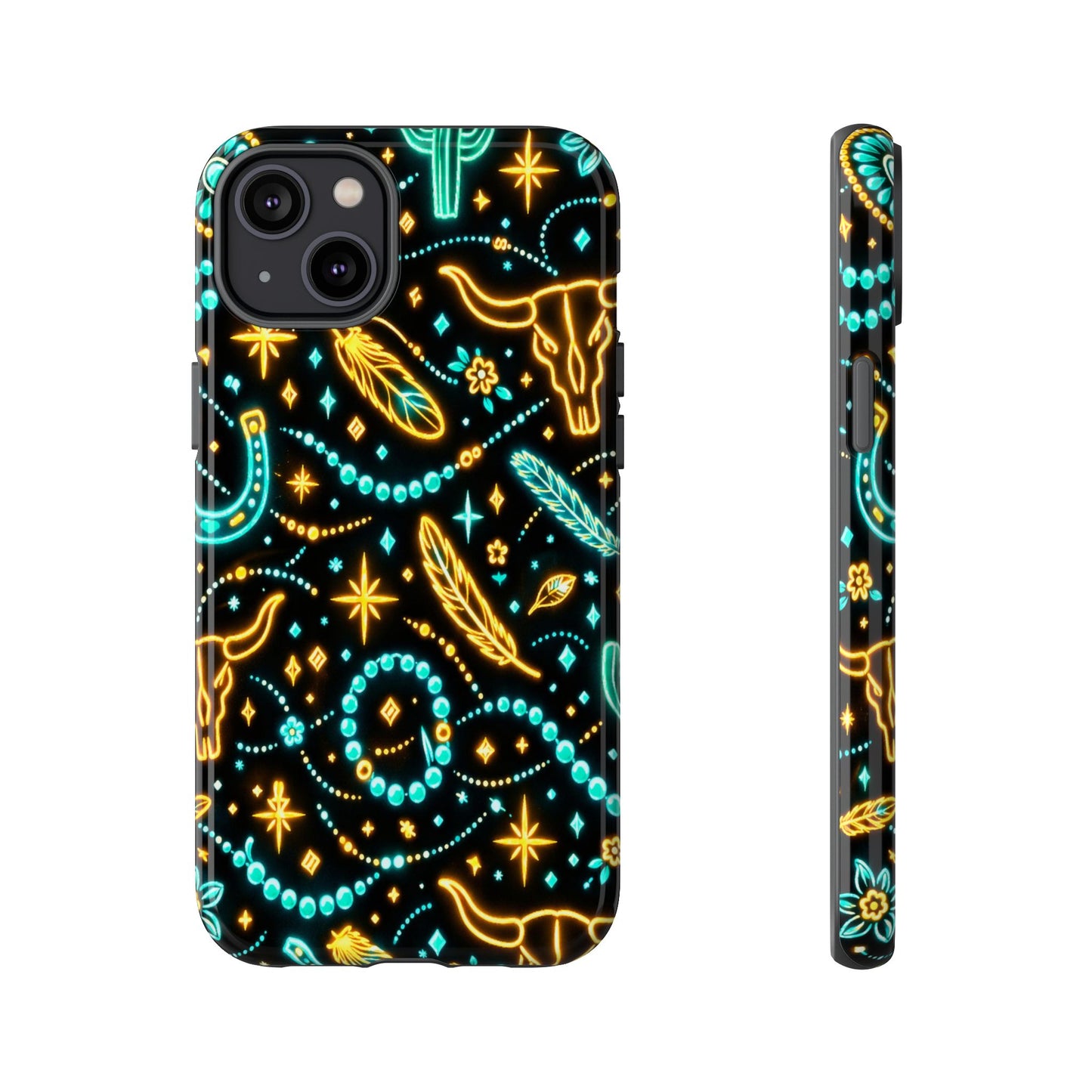 Neon Turquoise Tough Case
