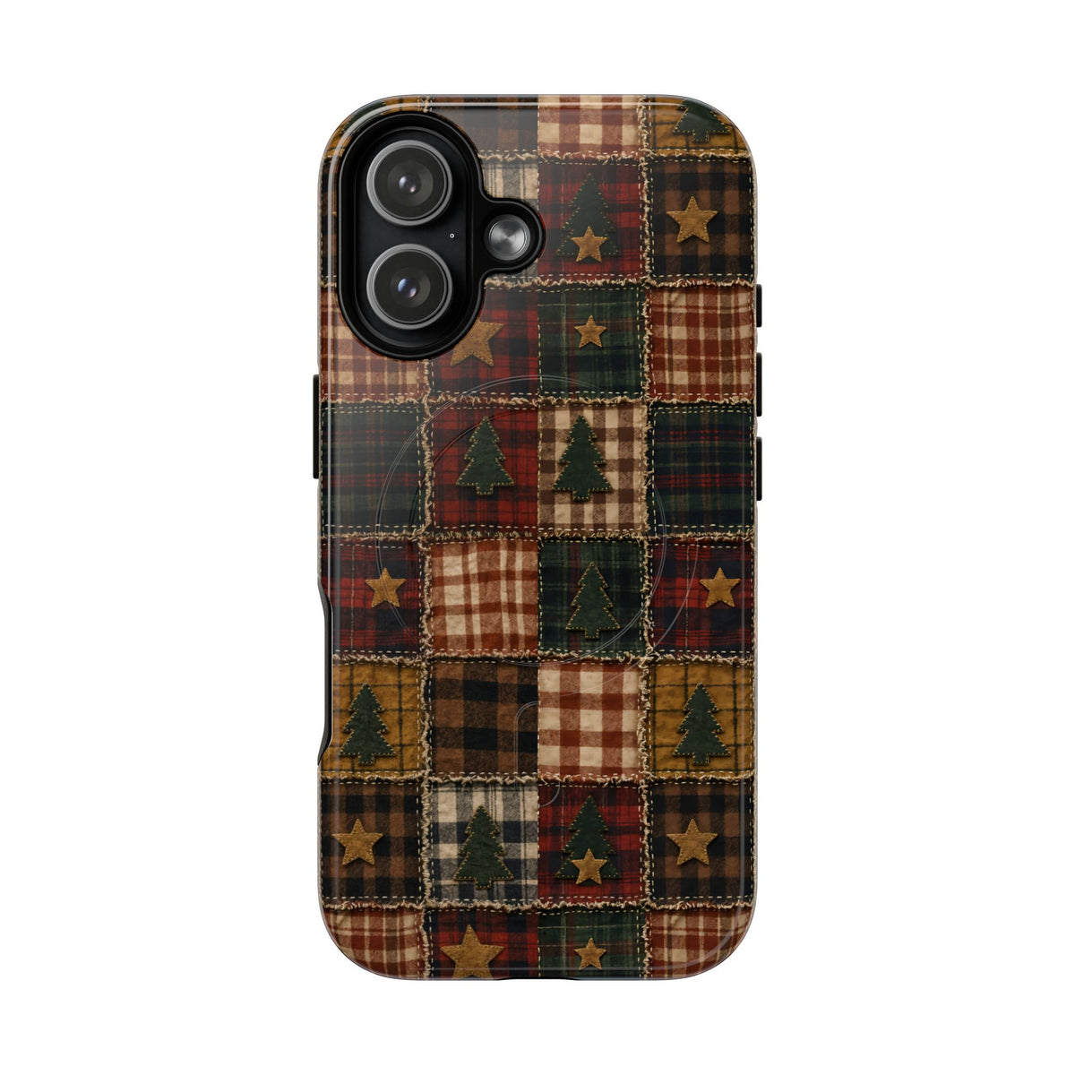 Christmas Rag Quilt Magnetic Case