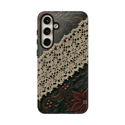 Poinsettia Lace Tough Case