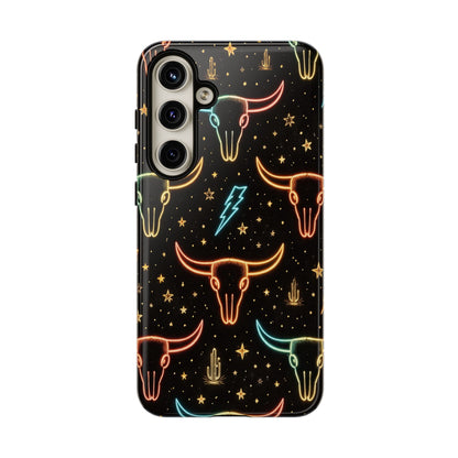 Neon Longhorns Tough Case