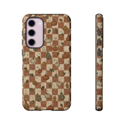 Pumpkin Checker Tough Case