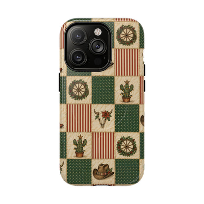 Western Christmas Sampler Magnetic Case