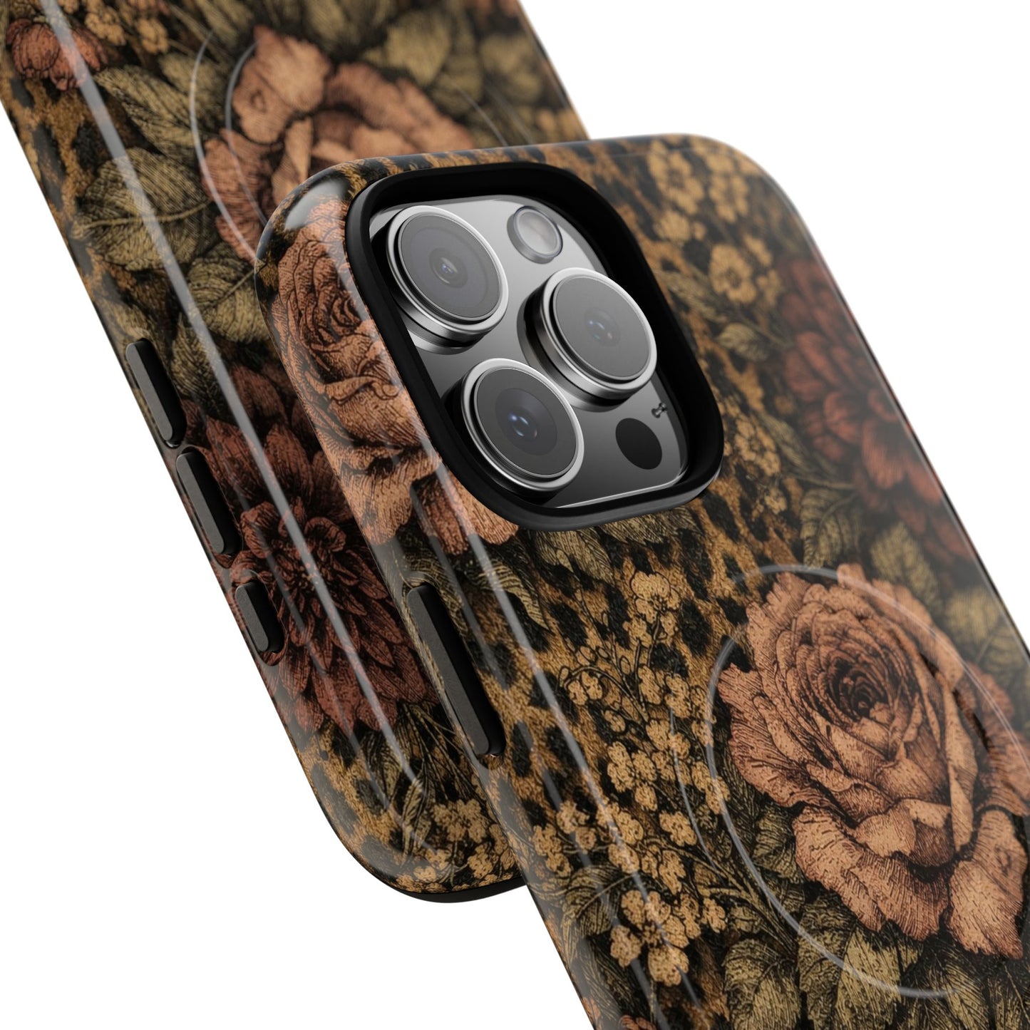 Leopard Bloom Magnetic Case