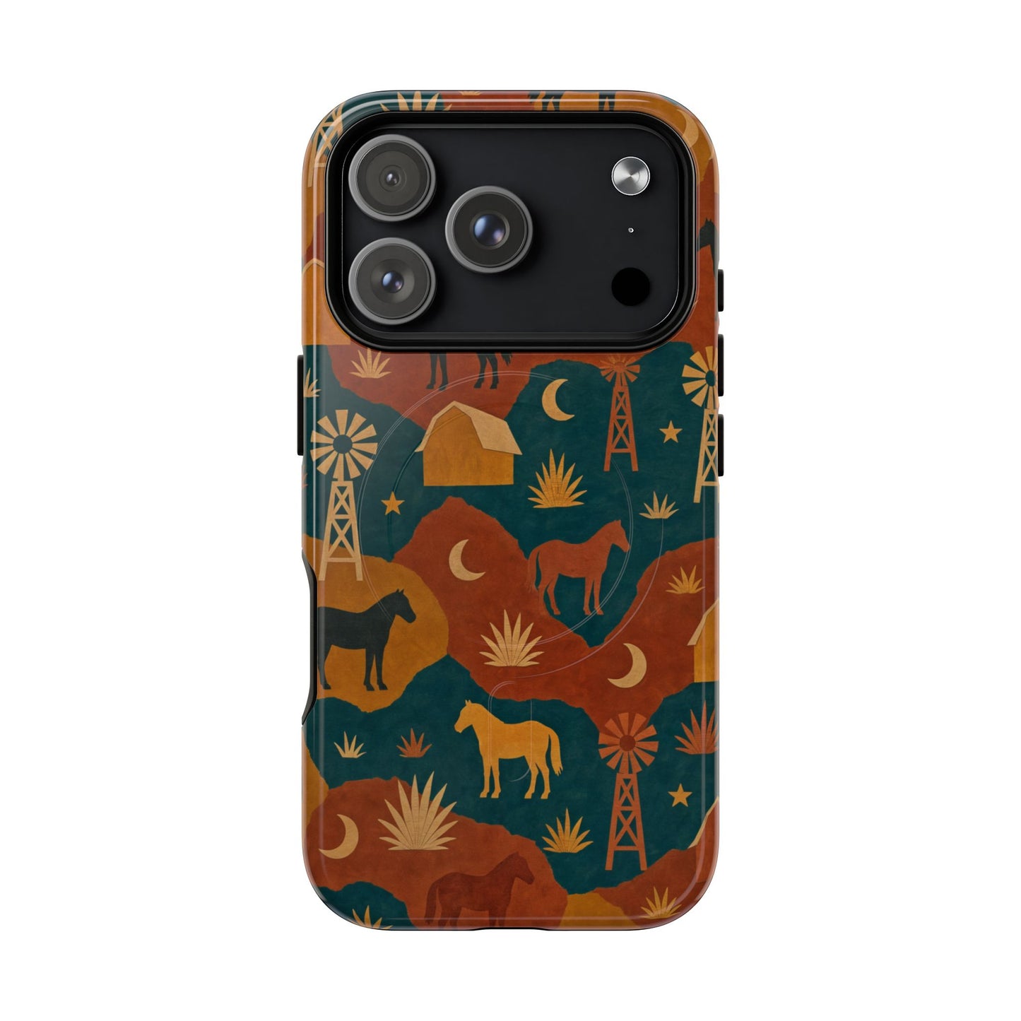 Ranch Horses Magnetic Case