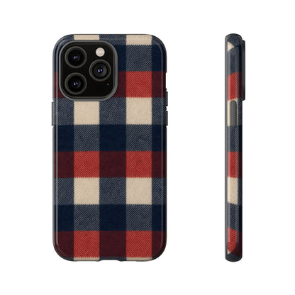 Patriotic Plaid Tough Case