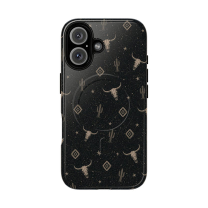 Midnight Longhorn Magnetic Case