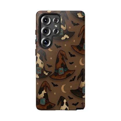 Cowhide Witch Hats Tough Phone Case